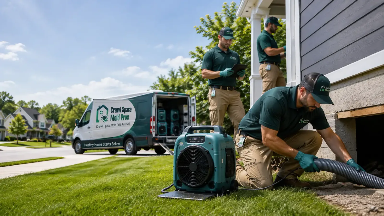 Crawl Space Mold Removal in Medinah, IL